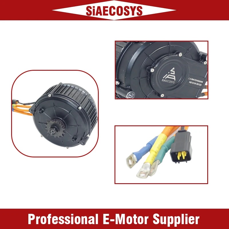 QSMOTOR QS165 V2 5000W 35H 72V - огляд і ціна Mid Drive Motor Kit 72V 5000W