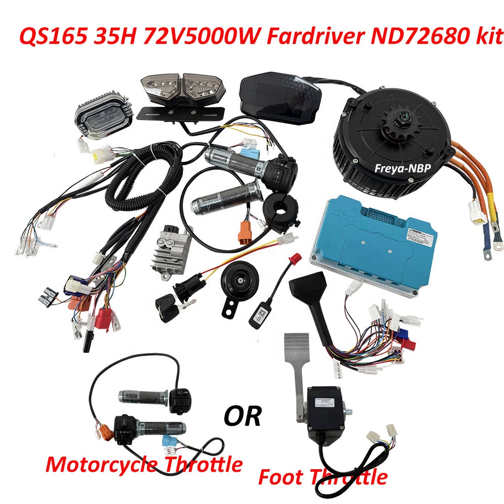 QS Motor QS165 5000W 72V 35H H - огляд і ціна Mid Drive Motor Kit 72V 5000W